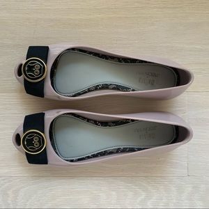 Melissa x Jason Wu pale pink flats size 6